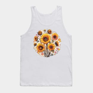 Sunflowers Blooming Tank Top